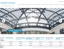 Tablet Screenshot of amiralgestion.com